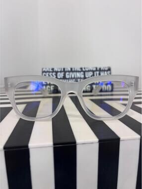 Caddis Miklos Reading Glasses – Frosted Clear Frame +1.50 (52-20-145)